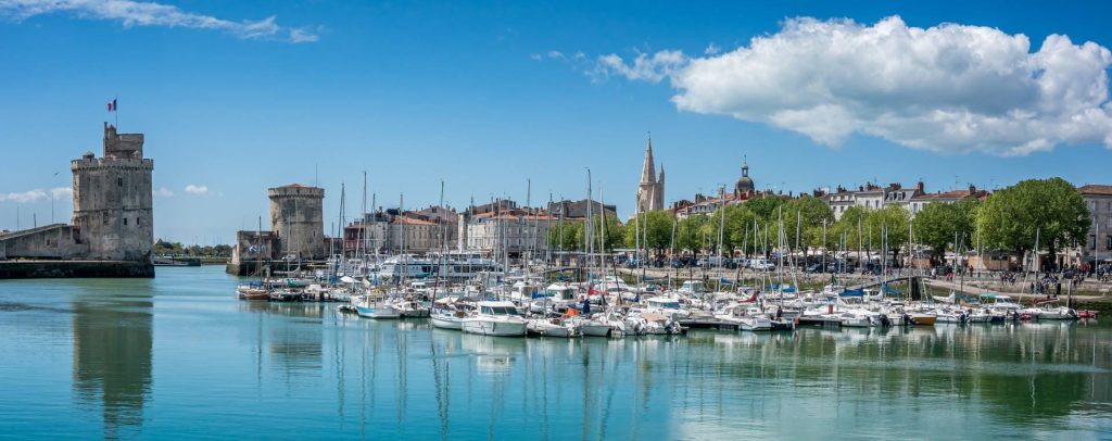 vue du centre-ville de La Rochelle