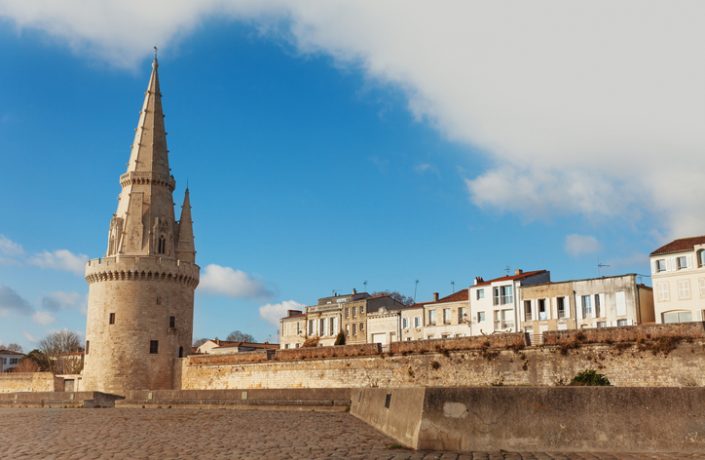 Tower of the Lantern and embarkment, La Rochelle Tour de la Lanterne